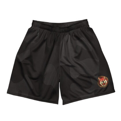 Black Camo Mesh Shorts - Unisex - Eco Friendly