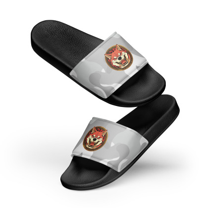 Men's - White Camo - Slides